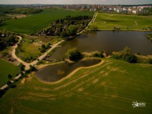 letecké práce dron vodní toky Praha